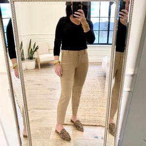 J Crew Cameron slim crop pant/four-season stretch.
